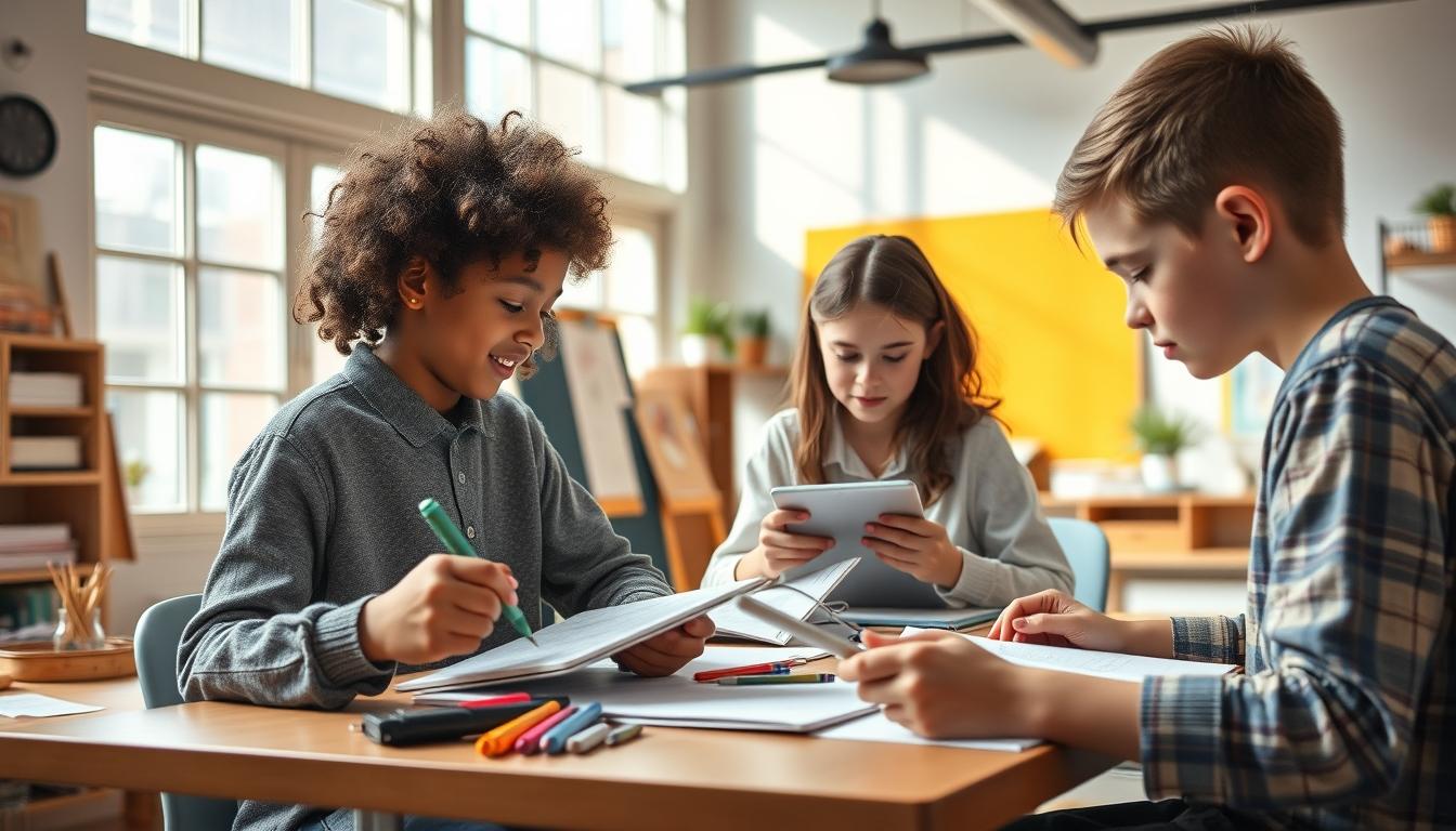 Digital learning platform with online study materials