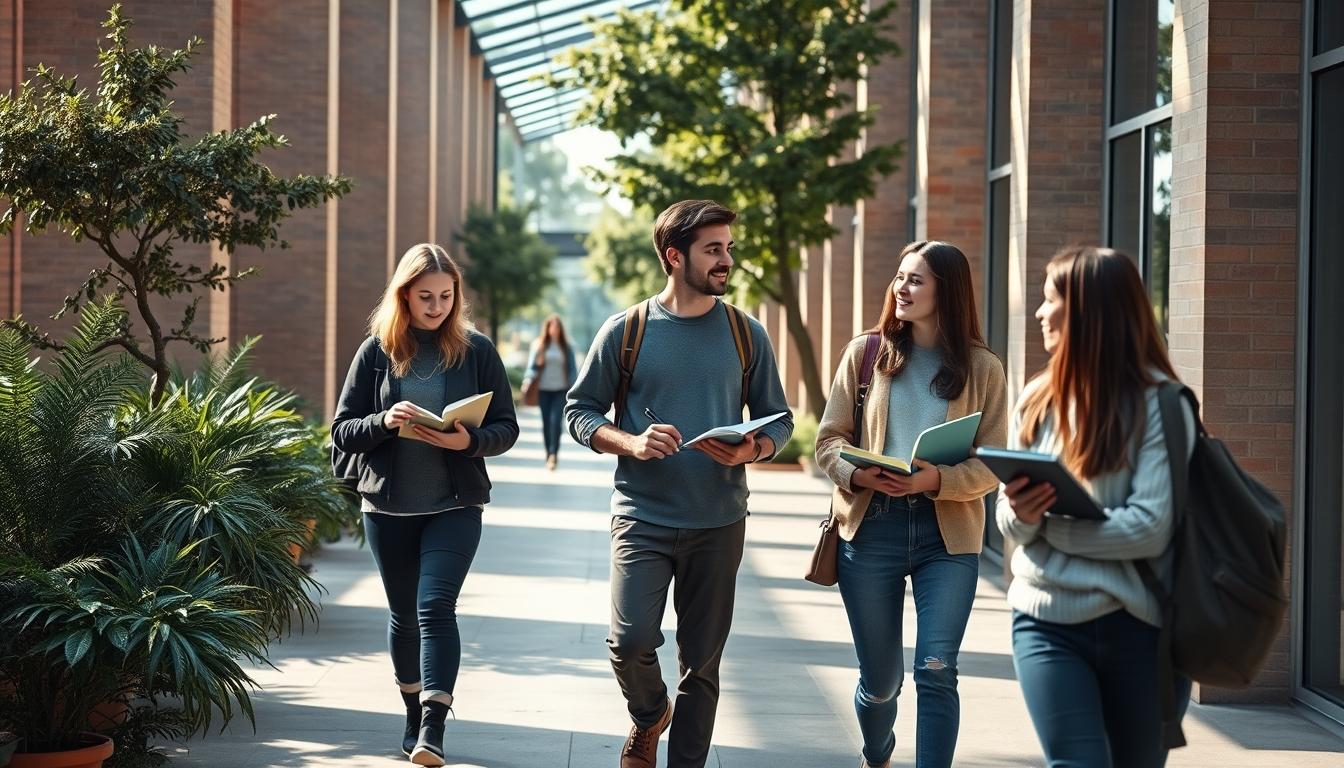 Student developing practical and academic skills